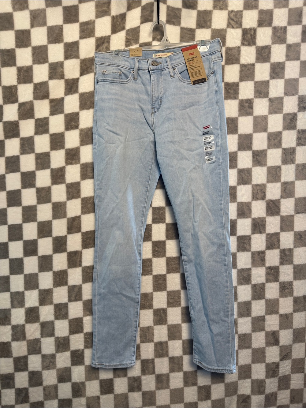 Levi's 311 Shaping Skinny Jeans  8 29/30 Women's Light Wash - Pale Blue